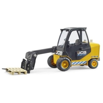 Wózek JCB z ładowaczem teles i paletą Bruder 02512