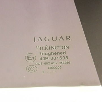 JAGUAR XK - XKR 2007 PRAVÁ STRANA SKLO (OKNO) KAROSERIE DVEŘE ZADNÍCH