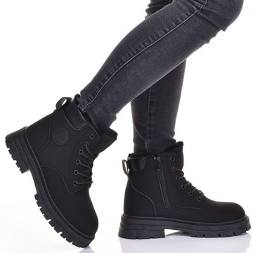 МОДНЫЕ КЛАССИЧЕСКИЕ ЖЕНСКИЕ ЗИМНИЕ БОТИНКИ TRAPERS, ЧЕРНЫЕ СНЕЖНЫЕ БОТИНКИ НА МЕХОВОЙ ПОДКЛАДКЕ