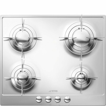 SMEG PŁYTA GAZOWA STAL POLEROWANA P64ES