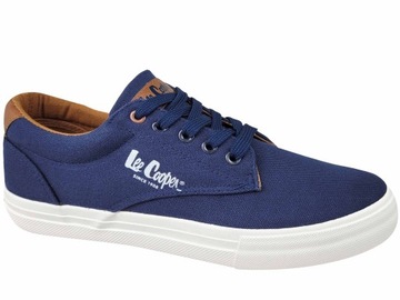 LEE COOPER SNEAKERS LCW 24 02 2141 BUTY TRAMPKI TENISÓWKI GRANATOWE MĘSKIE