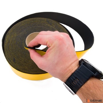 АНТИВИБРАЦИОННАЯ ЛЕНТА ДЛЯ РЕЗЕНОК 3мм/15м/50мм резиновый уплотнитель