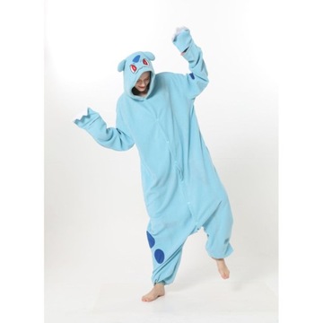 Bulbasaur UNISEX CIEPŁA DRESY KOMBINEZON PIŻAMA ONESIE KOSTIUM