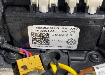 РУЛЕВОЕ КОЛЕСО SKODA OCTAVIA IV VRS 5E3959542G СЕРОЕ