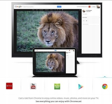 GOOGLE Chromecast 1 SMART TV STREAM Wi-Fi HDMI