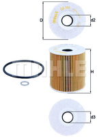 KNECHT FILTR OLEJE BMW 330D E46 530D E39 X5
