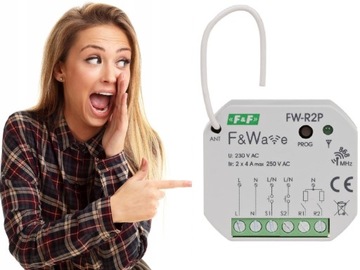 PRZEKAŹNIK BISTABILNY PODWÓJNY F&F FW-R2P