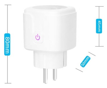 Интеллектуальная розетка Smart Plug WiFi с ваттметром