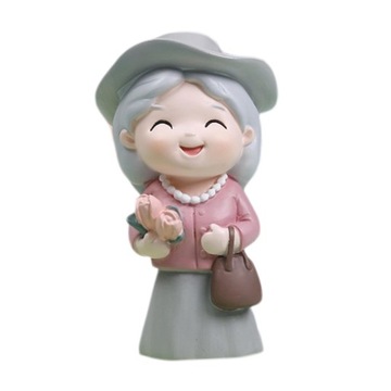 figurka z żywicy Figurki Dziadków Stara Babcia