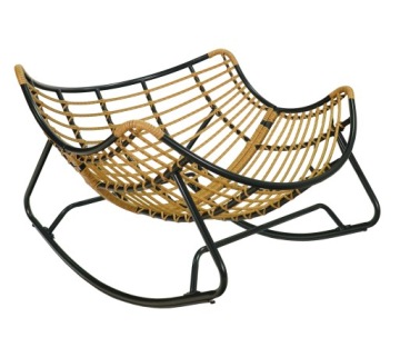 КРЕСЛО-КАЧАЛКА, СЕРЫЙ МЕТАЛЛ АЛАБАМА