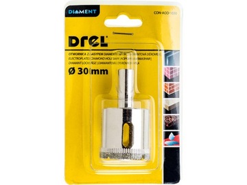 АЛМАЗНАЯ КОРОНОЧНАЯ ПИЛА КРУЖЕВО ДЛЯ КЕРАМИЧЕСКОЙ ПЛИТКИ ГЛАЗУРЬ СТЕКЛО 30мм