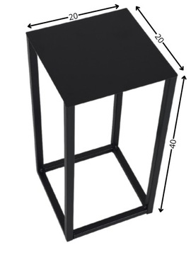 МЕТАЛЛИЧЕСКАЯ ПОДСТАВКА ДЛЯ ЦВЕТОВ 40см ПОДСТАВКА ДЛЯ ЦВЕТОВ РАСТЕНИЙ LOFT СТОЯЩАЯ СТАБИЛЬНАЯ ПРОЧНАЯ