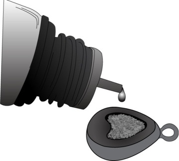 Ciężarek do bombki 10g Feeder Bait DROP BOMB 1szt