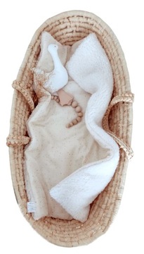 Теплый зимний плед на коляску, кроватку-овечку 75х100