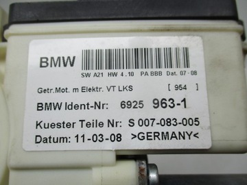 BMW X3 E83 MOTOREK ZVEDAČ OKNO LEVÝ PŘEDNÍ 6925963