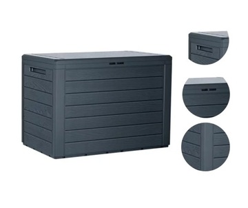 Skrzynia Ogrodowa WOODEBOX 190l na Poduchy Zabawki