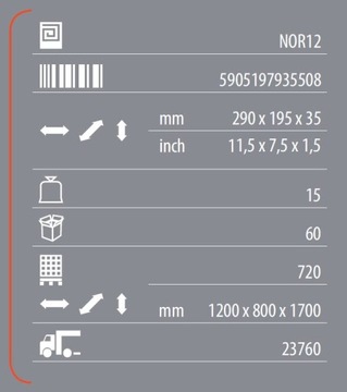 КОРОБКА-ОРГАНИЗАТОР КОНТЕЙНЕР КОРОБКА NOR12