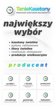 Круглый светодиодный короб EXTRA STRONG 1-сторонний 100см