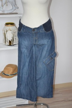 7 MAMAS & PAPAS SPODNIE JEANSOWE CIĄŻOWE 8/36