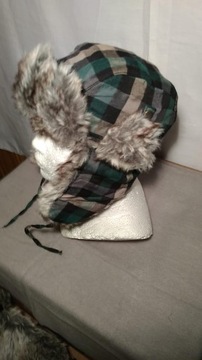 Czapka zimowa dziecieco mlodziezowa zielona