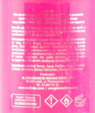 Набор флюидов для ногтей Molly Lac ОЧИСТИТЕЛЬ + УДАЛИТЕЛЬ АЦЕТОНА 1000 мл