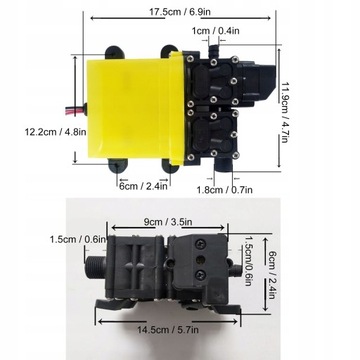 САМОВСАСЫВАЮЩИЙ САДОВЫЙ ВОДЯНОЙ НАСОС 12V120W 8L