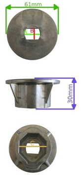 СТУПИЦА НОЖА STIGA TWIN55SEV 122465656/0