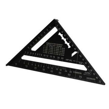 Гитарная линейка, треугольная линейка, черная, точная.