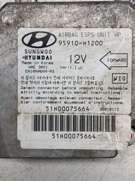 95910H1200 MODUL AIRBAG HYUNDAI TERRACAN HP 2.9 CRDI 4WD 2003