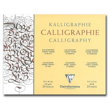 BLOK DO KALIGRAFII CLAIREFONTAINE 24x30cm 130g 25k