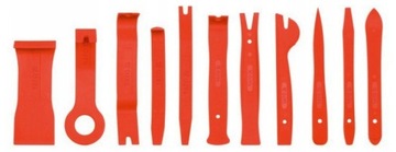 YATO ZESTAW ŚCIĄGACZY DO DEMONTAŻU TAPICERKI SPINEK RADIA 10el. ETUI