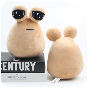 PLUSZAK MASKOTKA POU PLUSZOWA PRZYTULANKA ZIEMNIAK MIĘKKA ZABAWKA PREZENT