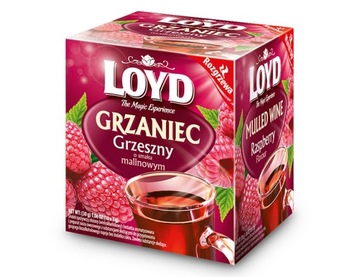 Чай LOYD Grzaniec Grzeszny малина 10 пакетиков