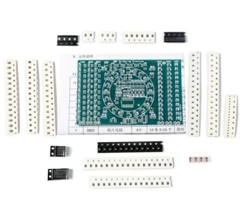 GREEN Учимся паять SMD-схемы Колесо фортуны расширенная версия DIY KIT