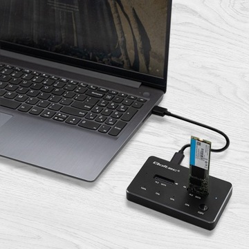 ДОК-СТАНЦИЯ ДЛЯ ДИСКОВ QOLTEC 2X SSD M.2 SATA | НГ