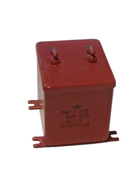 KONDENSATOR OMBG-2 250W 10mkf +-10% 0783.0k ОМБГ-2 250B
