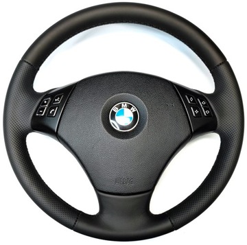 KIEROWNICA BMW E90 E91 E84 X1 POSZYCIE SKÓRA