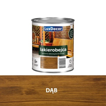 LUXDECOR LAKIEROBEJCA DO DREWNA 0,75L DĄB