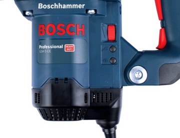 МОЛОТОК GSH 5 CE BOSCH - SDS-MAX класс 5 кг + ДОЛОТО