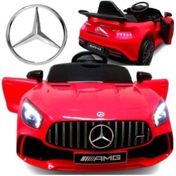 AUTO NA AKUMULATOR SAMOCHÓD DLA DZIECI MERCEDES CZERWONY ZDALNIE STEROWANE