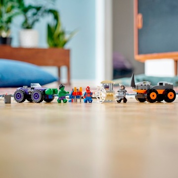 LEGO MARVEL 10782 Столкновение машин Халка и Носорога