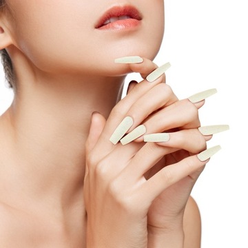 БЛЕСК-ПРЕСС НА НОГТЯХ ФРАНЦУЗСКИЙ ТИП ПАРА CAMISETA