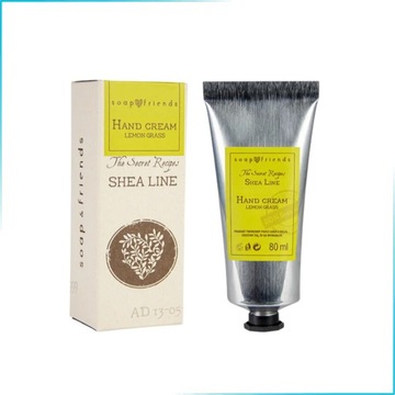 Soap&Friends The Secret Recipes Shea Line 80 ml krem do rąk trawa cytrynowa