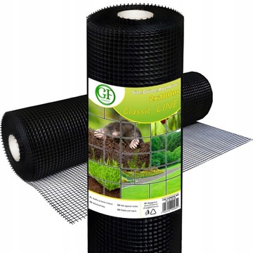 SIATKA NA KRETY 25g PRZECIW KRETOM MOCNA CZARNA NORNICE 2m x 100mb