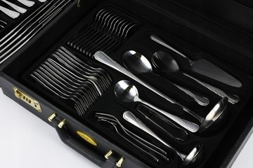 НАБОР СТОЛОВЫХ ПРИБОРОВ 72 EL CASE НА 12 ЧЕЛОВЕК + БЕСПЛАТНО