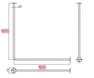 Штанга для душа в ванной. Держатель для душа