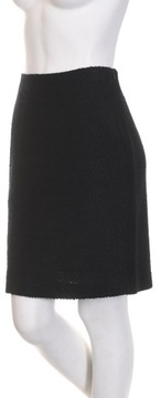 BETTY & CO elegancka granatowa spódniczka boucle z wełną 36 38
