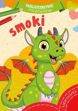 SMOKI MALUSZKOWE MALOWANIE KOLOROWANKA SMOK