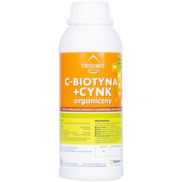 Witaminy dla kur drobiu Biotyna + Cynk Trouwit 1 l