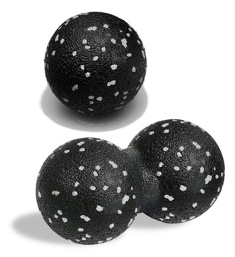 Roller do masażu ćwiczeń Duoball kulka wałek Podwójna piłka do rolowania